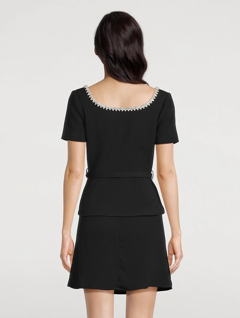 Bonded Crepe Top