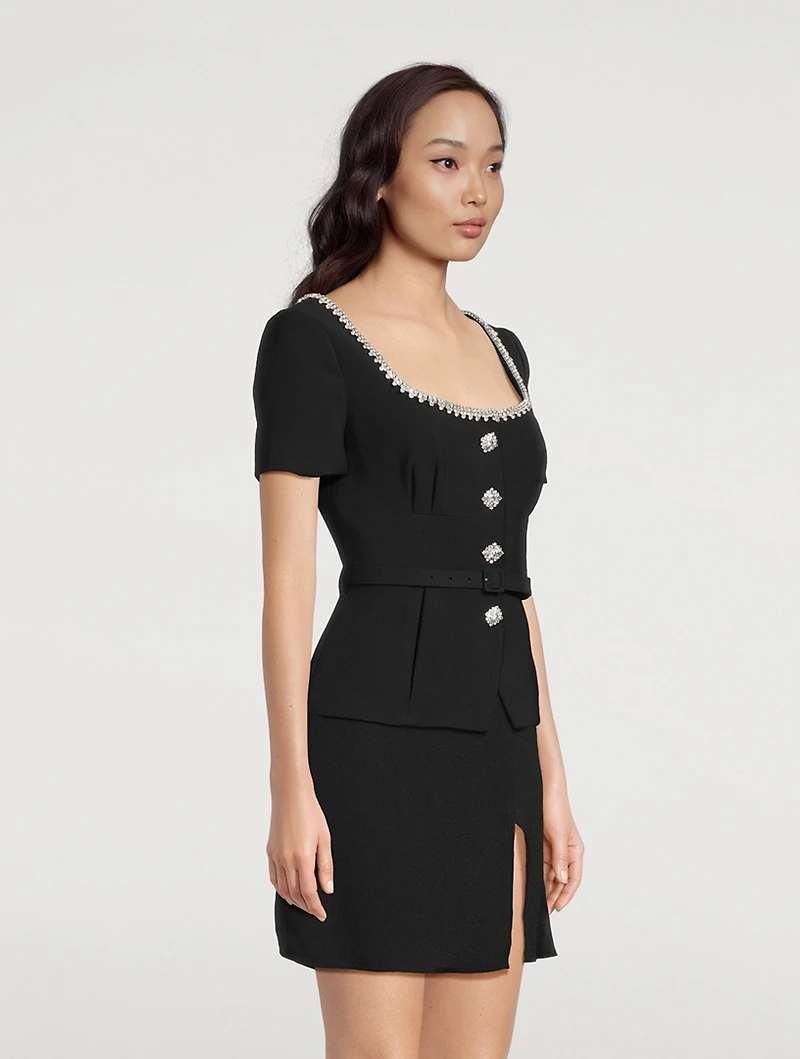 Bonded Crepe Top