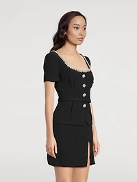 Bonded Crepe Top