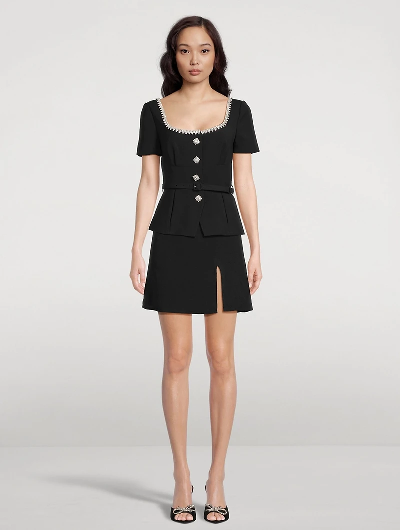 Bonded Crepe Top