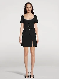 Bonded Crepe Top