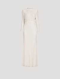 Crystal Mesh Maxi Dress