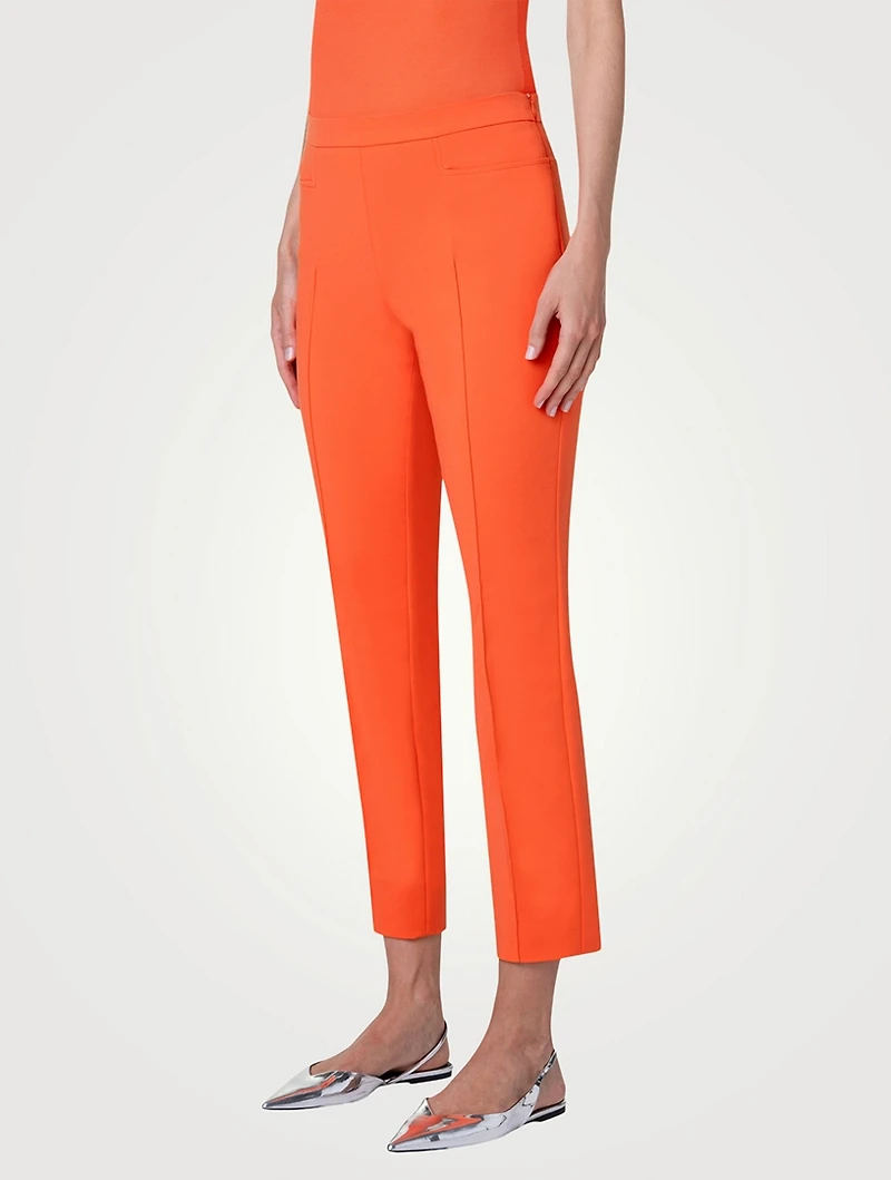 Franca Slim-Fit Cropped Pants