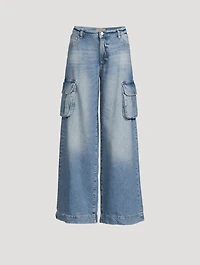 Zoie Wide-Leg Cargo Jeans