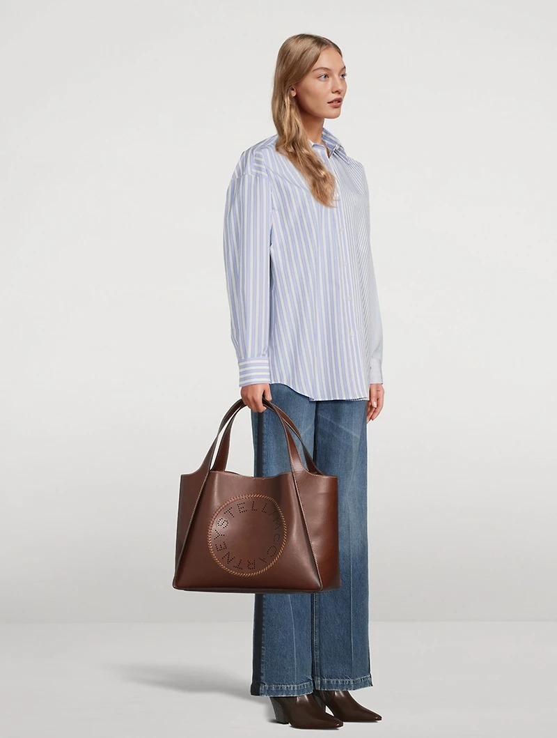 Stella Logo Whipstitch Tote Bag