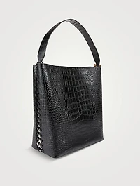 Frayme Croc-Embossed Tote Bag
