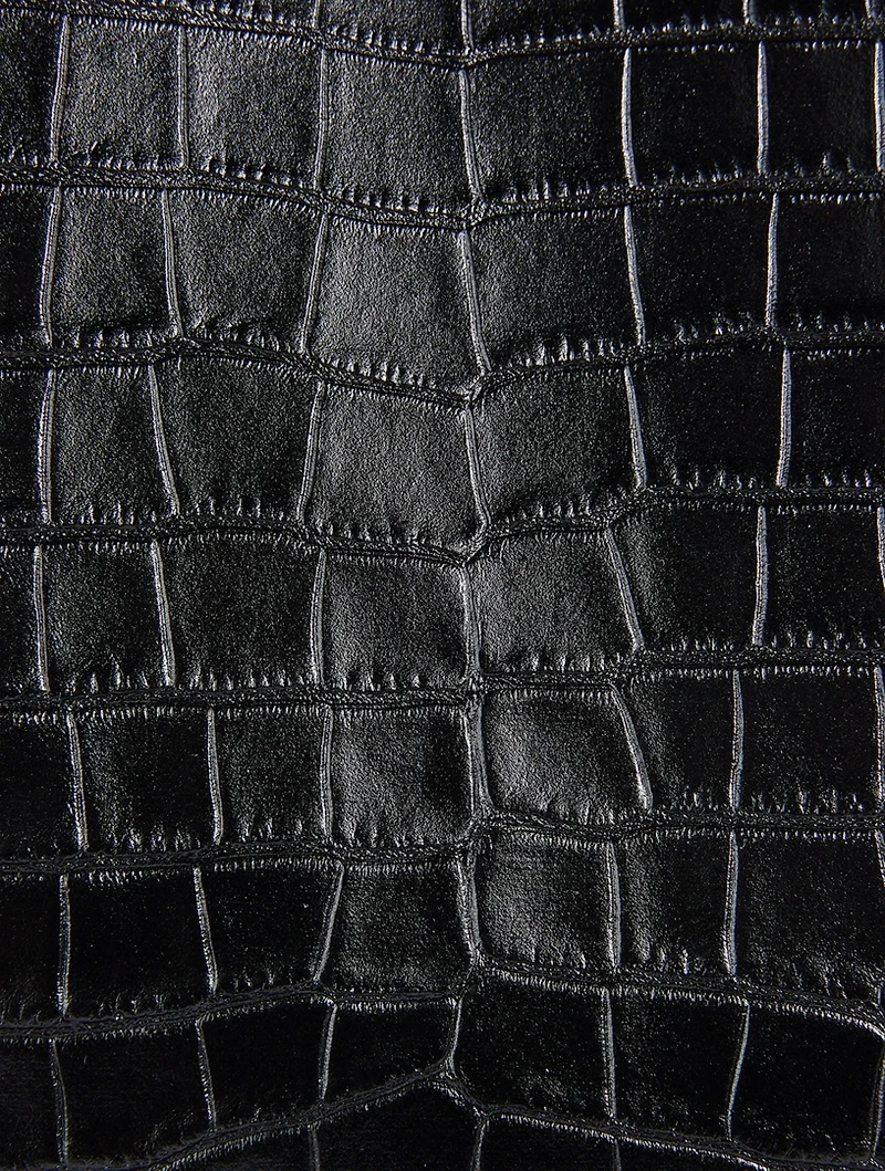 Frayme Croc-Embossed Tote Bag
