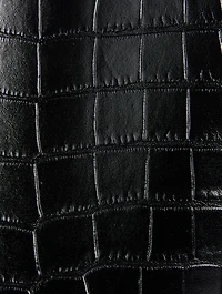 Frayme Croc-Embossed Bucket Bag