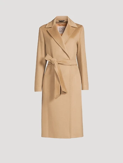 Belted Cashmere Coat