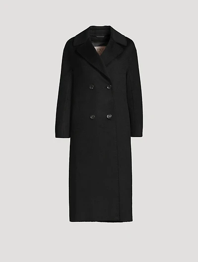 Double-Breasted Camel Hair Coat
