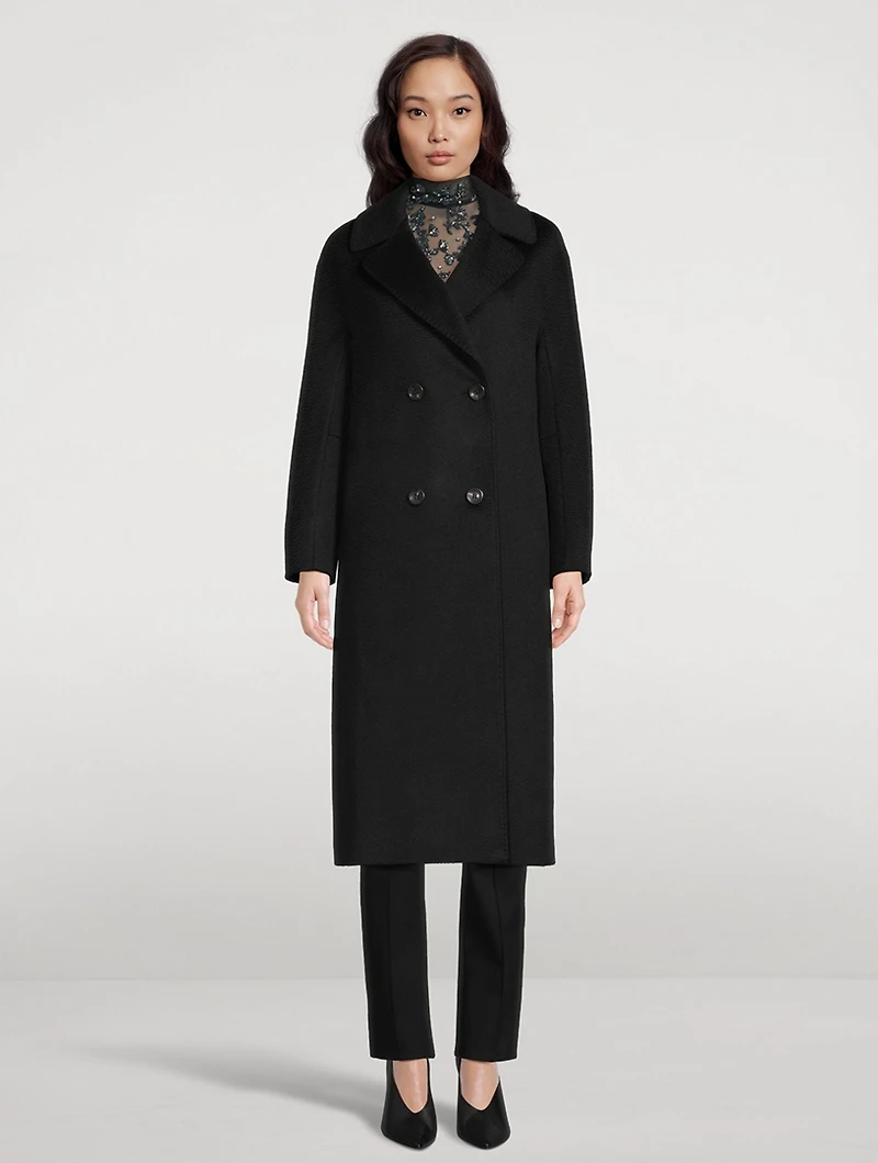 Double-Breasted Camel Hair Coat