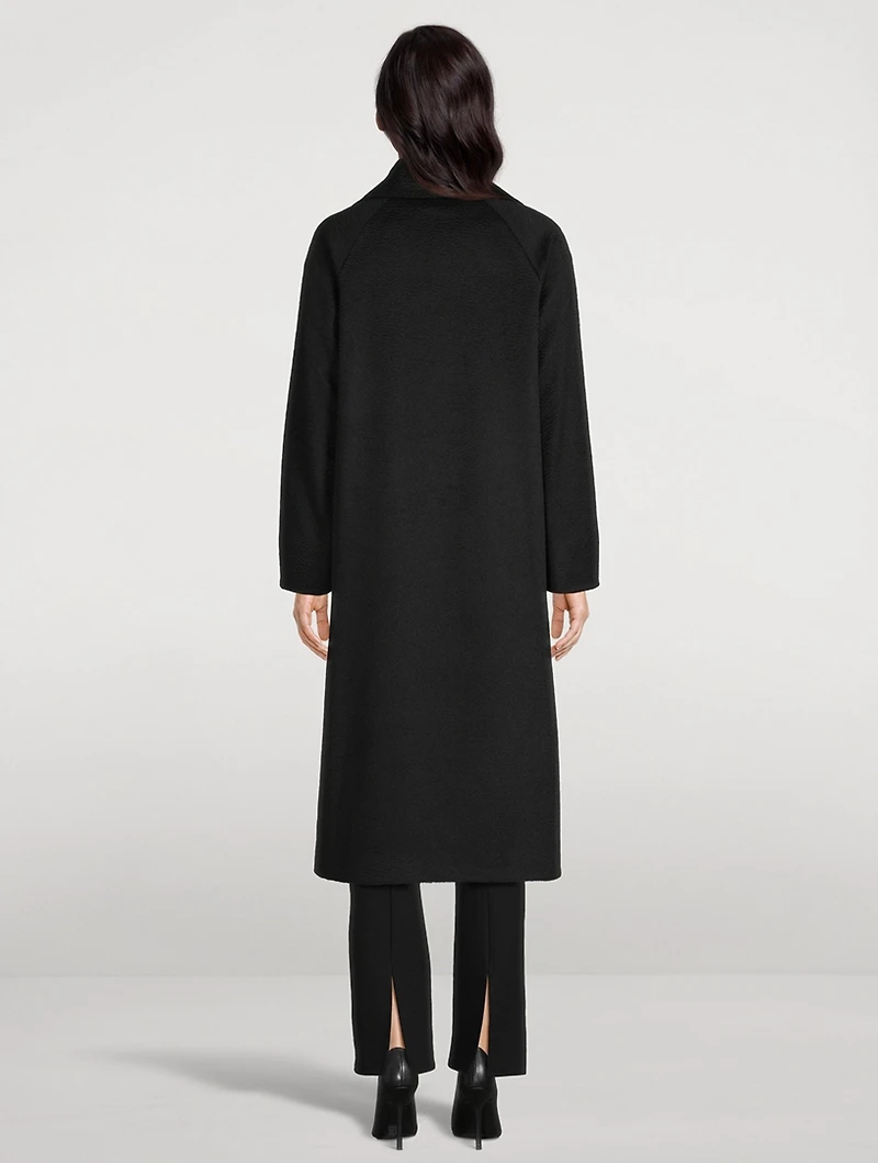 Double-Breasted Camel Hair Coat