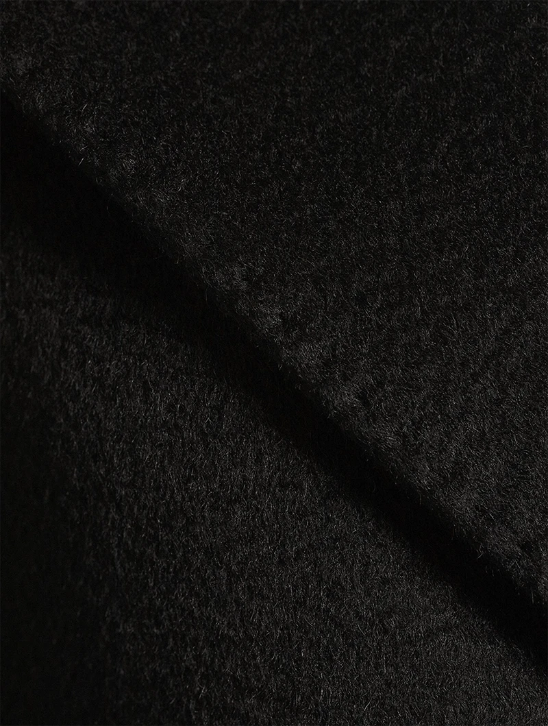 Double-Breasted Camel Hair Coat
