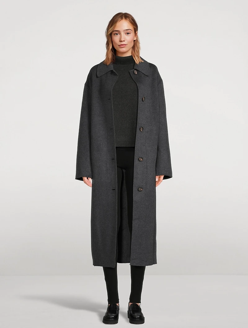 Doublé Wool Car Coat