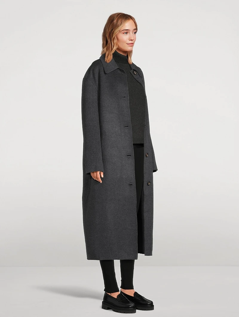 Doublé Wool Car Coat