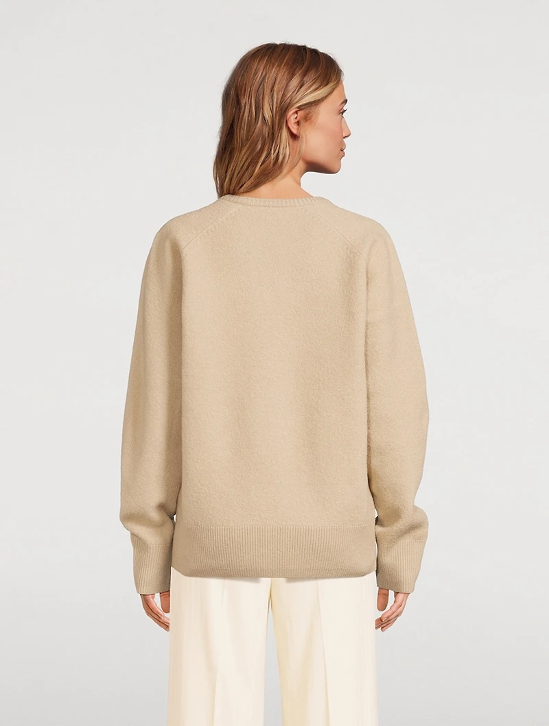 Soft Felted Merino Knit Sweater