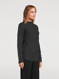 Twisted-Rib Wool Sweater