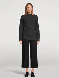 Twisted-Rib Wool Sweater