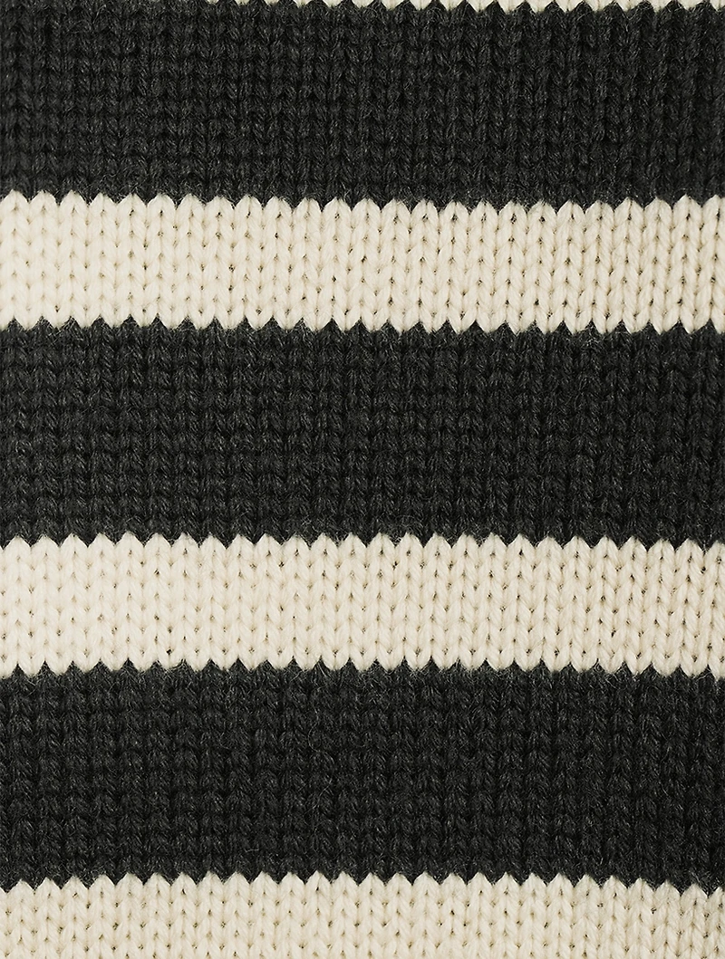 Signature Striped Wool Turtleneck Sweater