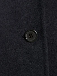 Cropped Double-Face Wool Cashmere Jacket