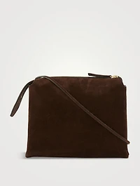 Mini Twin Suede Crossbody Bag