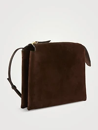 Mini Twin Suede Crossbody Bag