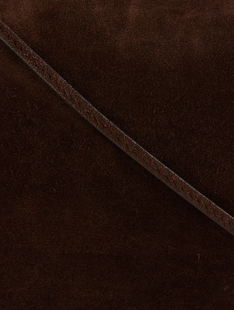 Mini Twin Suede Crossbody Bag