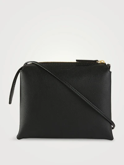 Mini Twin Leather Crossbody Bag