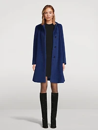 Wool Alpaca A-Line Coat