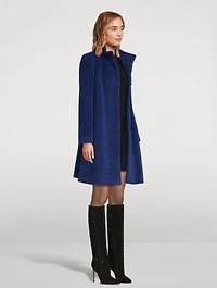 Wool Alpaca A-Line Coat