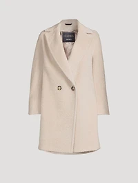 Wool Alpaca Double-Breasted Coat
