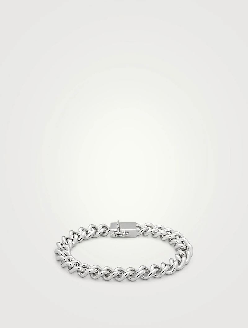 Lou Silver Curb Chain Bracelet