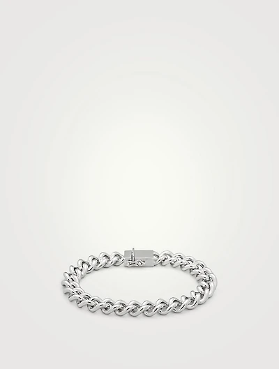 Lou Silver Curb Chain Bracelet
