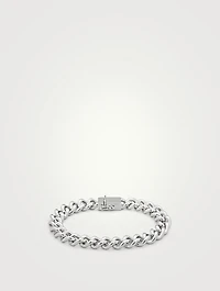 Lou Silver Curb Chain Bracelet