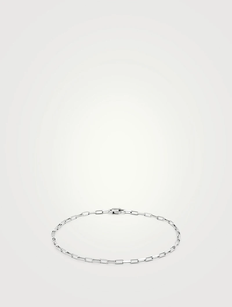 Billie Silver Box Chain Bracelet