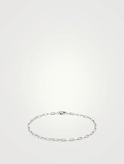 Billie Silver Box Chain Bracelet