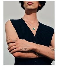 Billie Silver Box Chain Bracelet