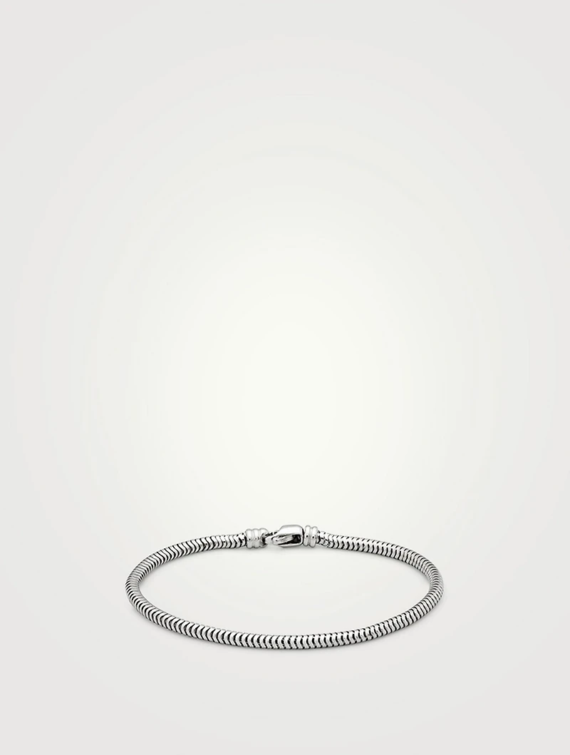 Silver Snake Chain Bracelet