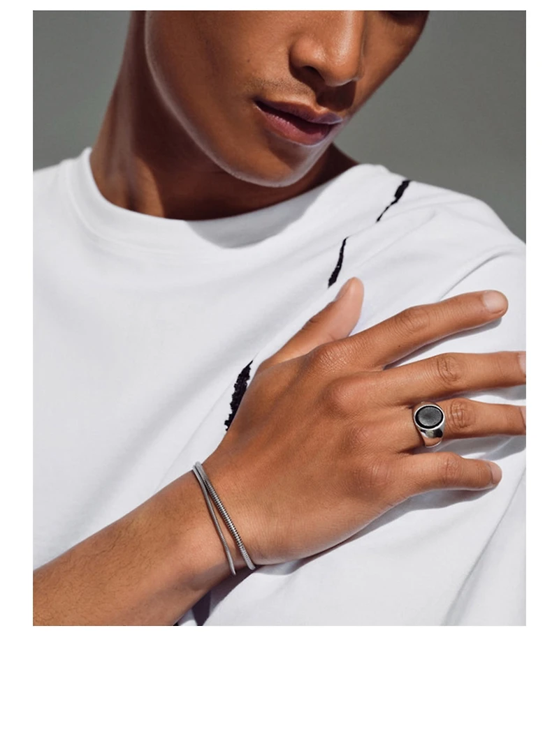 Silver Snake Chain Bracelet