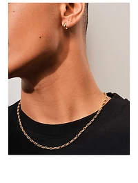 Gold-Plated Cable Chain Necklace