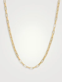Billie Gold-Plated Box Chain Necklace
