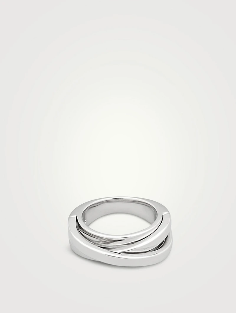 Orb Slim Sterling Silver Ring