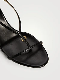 The Marion Leather Wedge Sandals