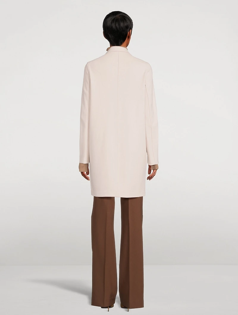 Wool And Cashmere Cocoon Coat