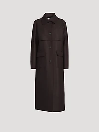 Storm Shield Pressed Wool Coat