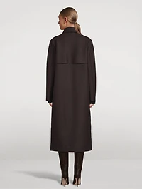 Storm Shield Pressed Wool Coat