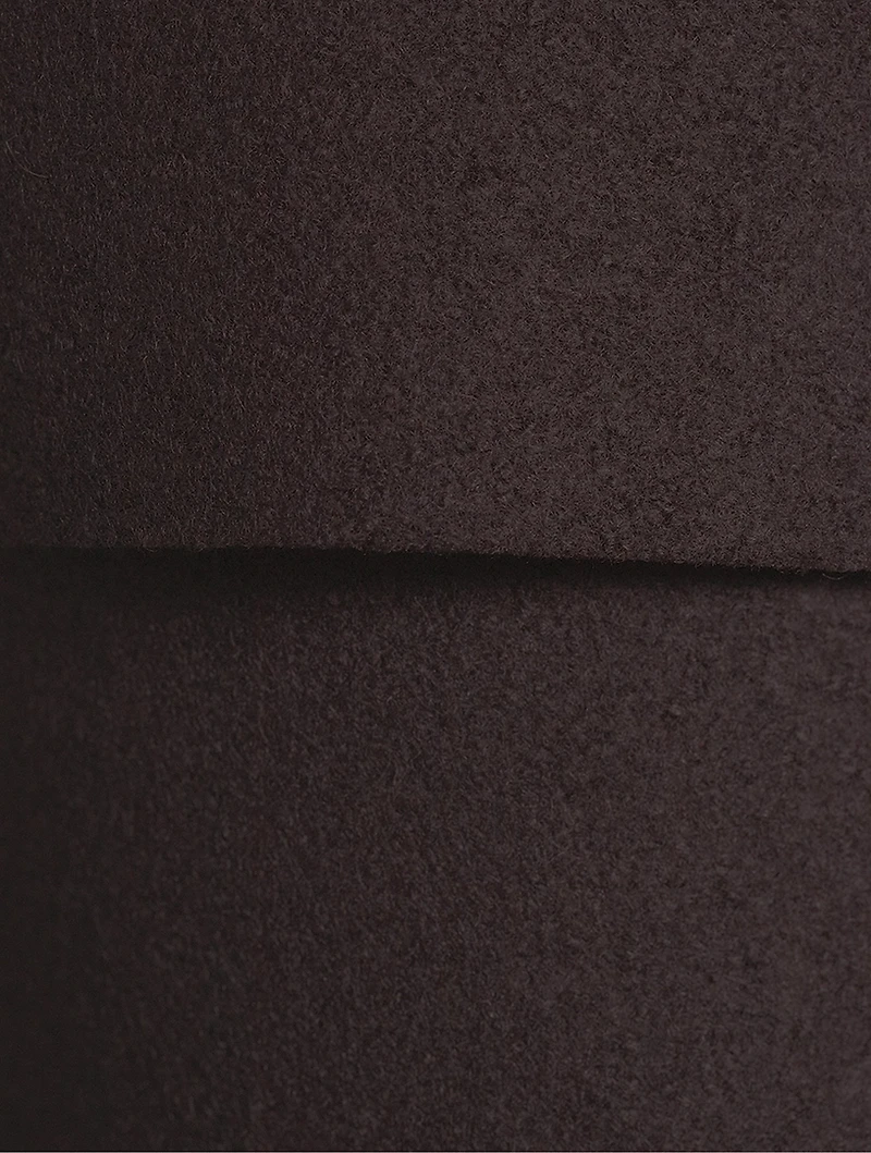 Storm Shield Pressed Wool Coat