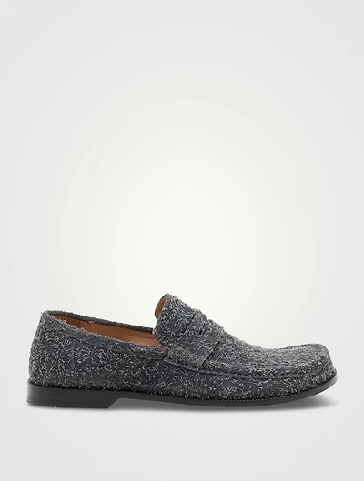 Campo Brushed Suede Penny Loafers