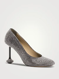 Toy Embellished Suede Pumps