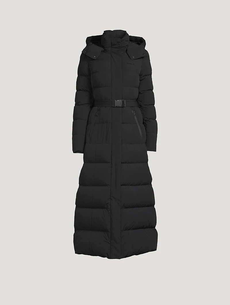 Calina-City Stretch Light Down Maxi Coat